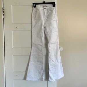 White Flare Jeans